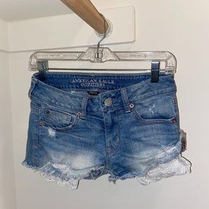 American Eagle Stretchy Jean Shorts